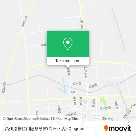 高州路推拉门隐形纱窗(高州路店) map
