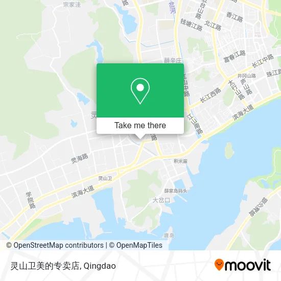 灵山卫美的专卖店 map