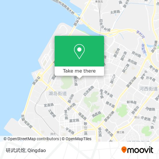 研武武馆 map