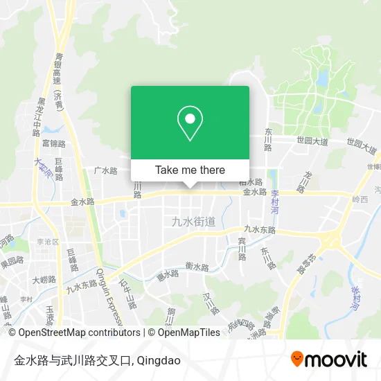 金水路与武川路交叉口 map