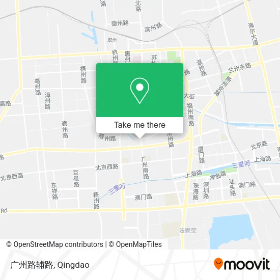 广州路辅路 map