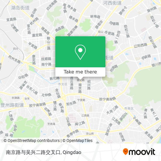 南京路与吴兴二路交叉口 map