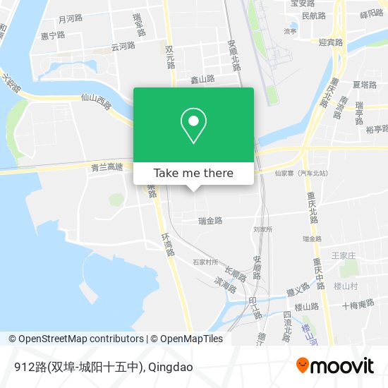 912路(双埠-城阳十五中) map