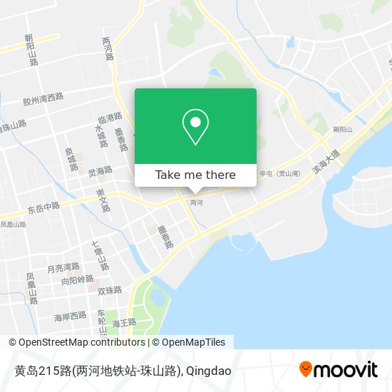 黄岛215路(两河地铁站-珠山路) map