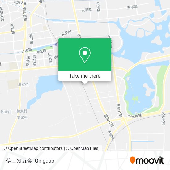 信士发五金 map
