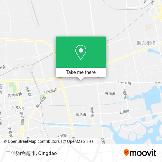 三信购物超市 map
