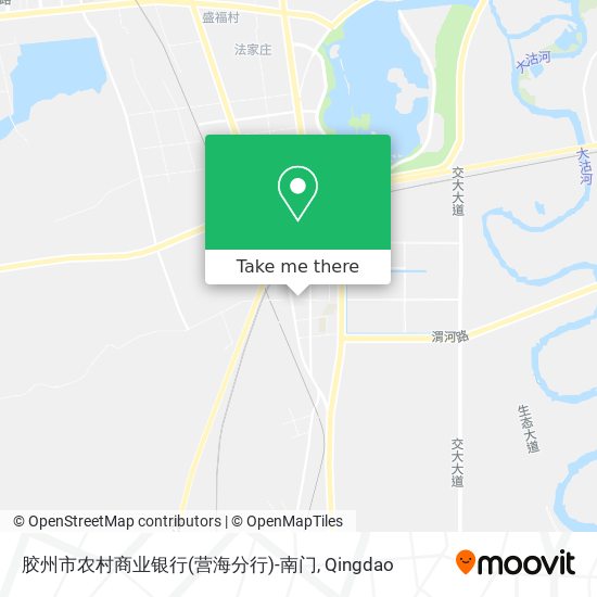 胶州市农村商业银行(营海分行)-南门 map