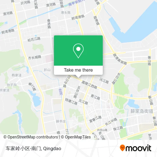 车家岭小区-南门 map