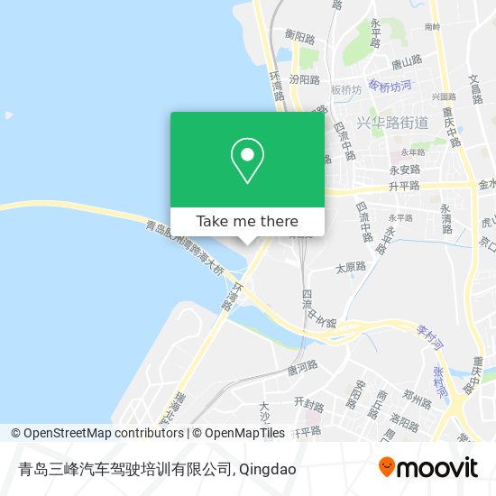 青岛三峰汽车驾驶培训有限公司 map