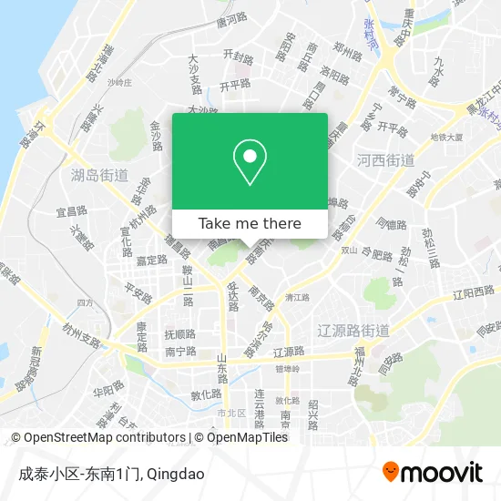 成泰小区-东南1门 map
