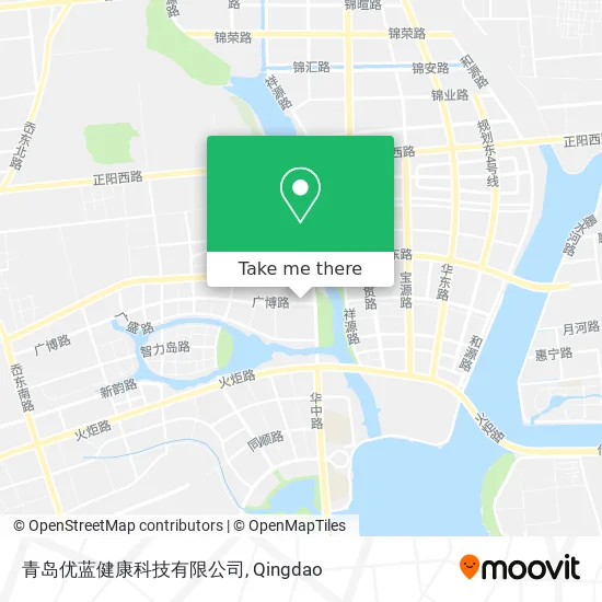 青岛优蓝健康科技有限公司 map