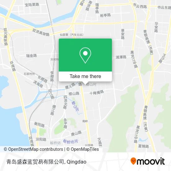 青岛盛森蓝贸易有限公司 map