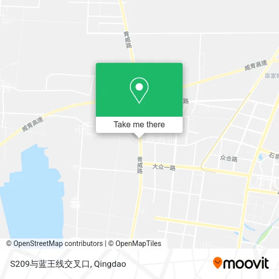 S209与蓝王线交叉口 map