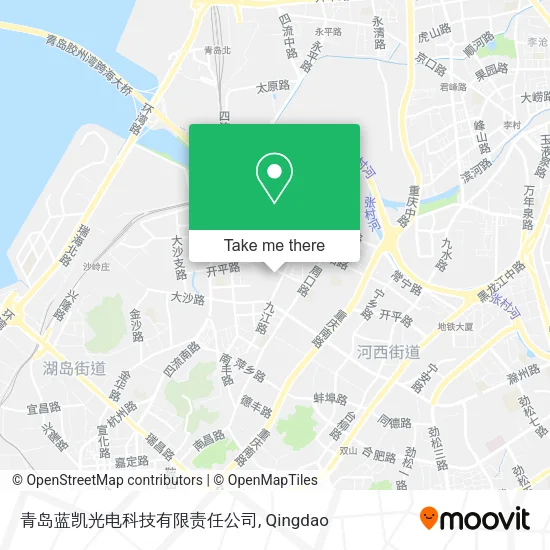 青岛蓝凯光电科技有限责任公司 map