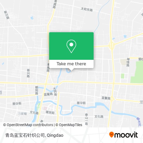 青岛蓝宝石针织公司 map