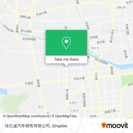 佳亿诚汽车销售有限公司 map