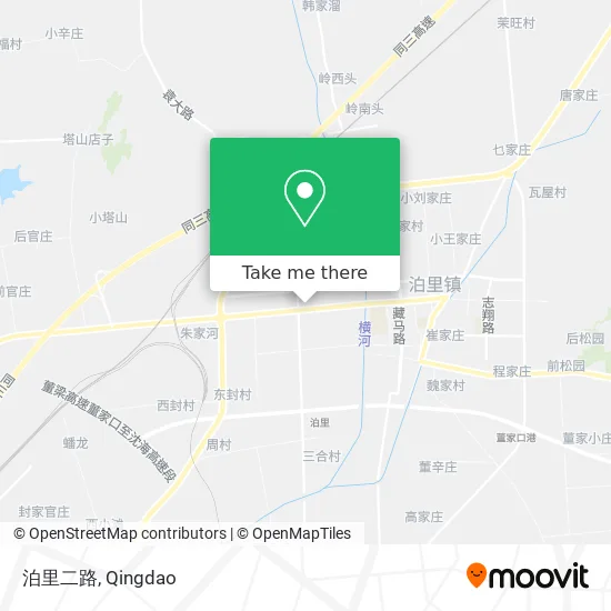 泊里二路 map