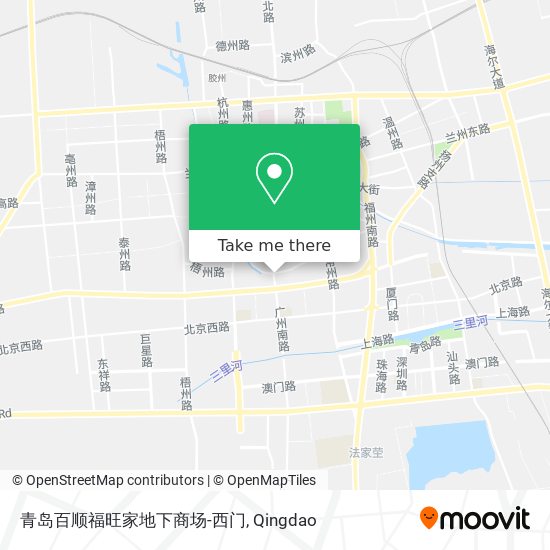 青岛百顺福旺家地下商场-西门 map