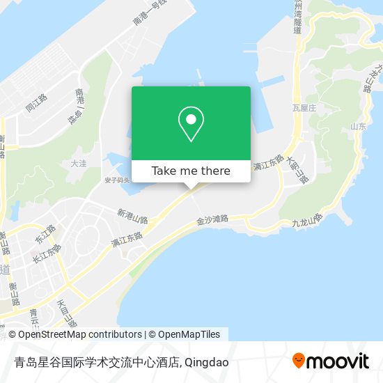 青岛星谷国际学术交流中心酒店 map