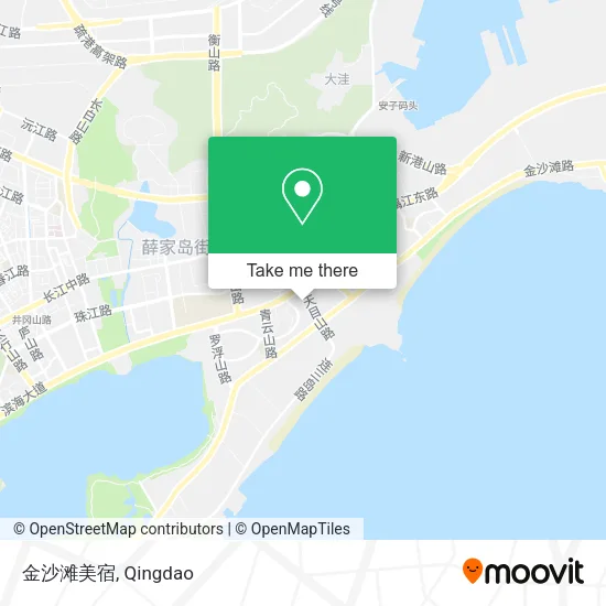 金沙滩美宿 map