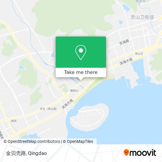 金贝壳路 map