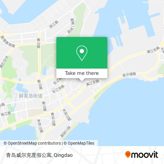 青岛威尔克度假公寓 map