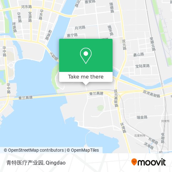 青特医疗产业园 map