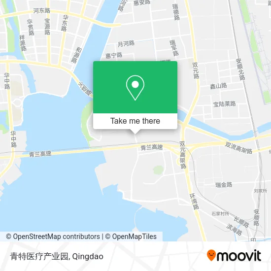 青特医疗产业园 map