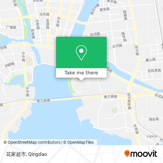 花家超市 map