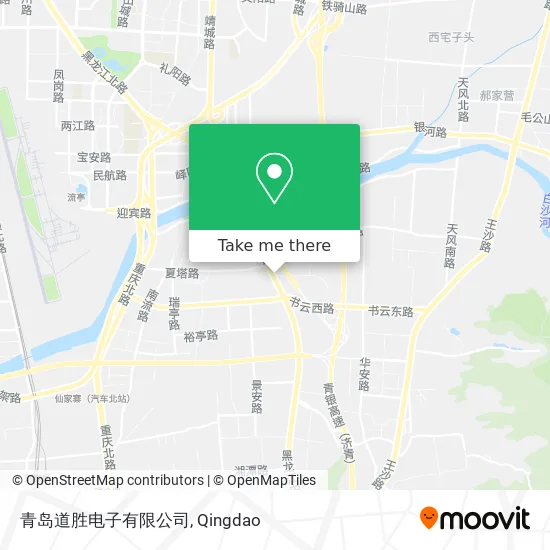 青岛道胜电子有限公司 map