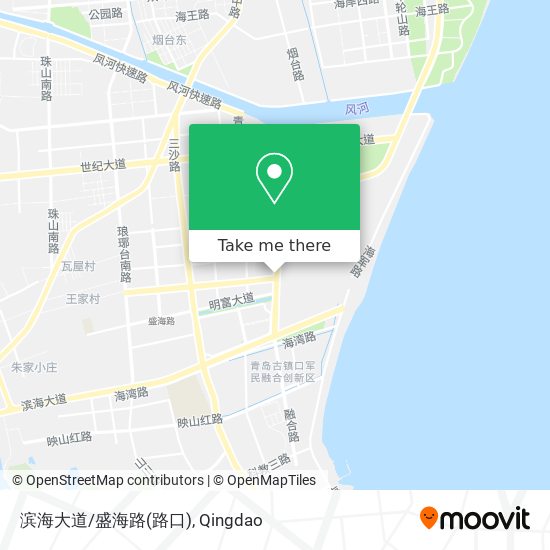 滨海大道/盛海路(路口) map
