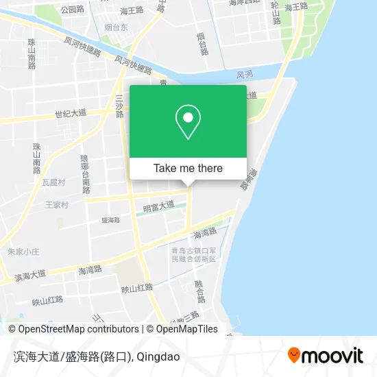 滨海大道/盛海路(路口) map
