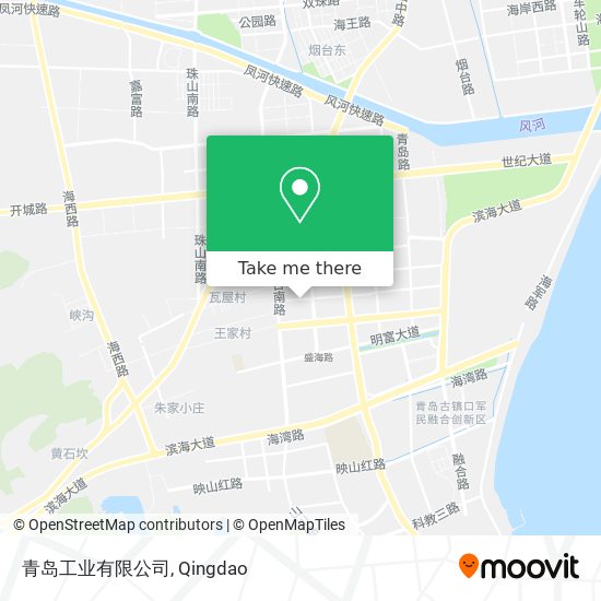 青岛工业有限公司 map
