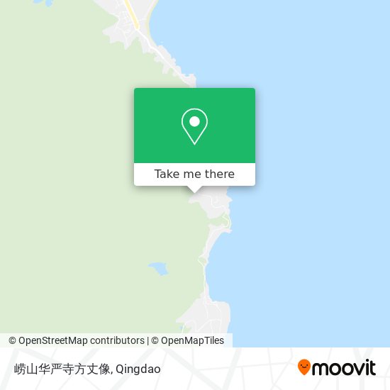 崂山华严寺方丈像 map