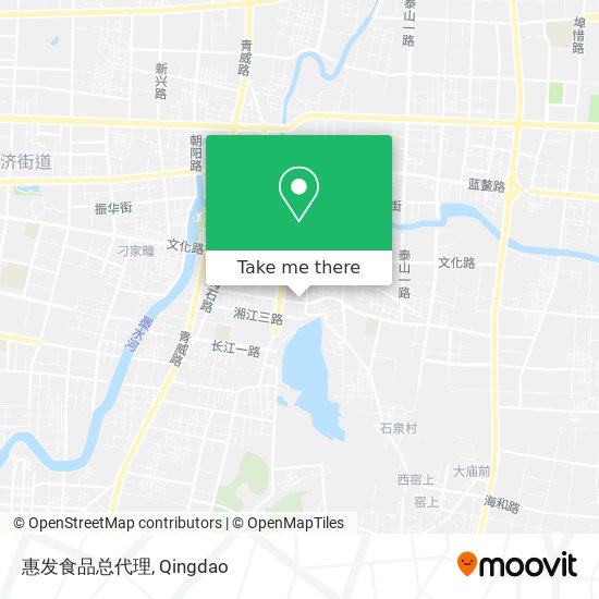 惠发食品总代理 map