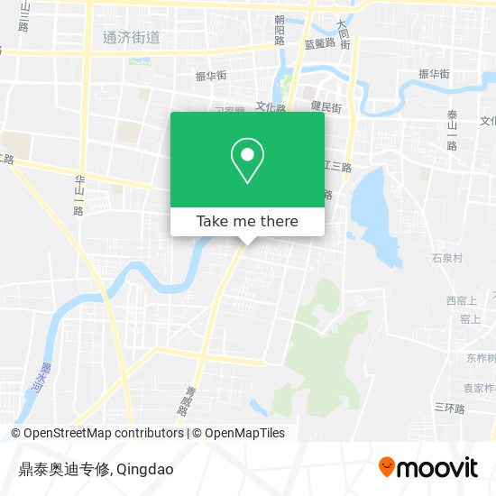 鼎泰奥迪专修 map