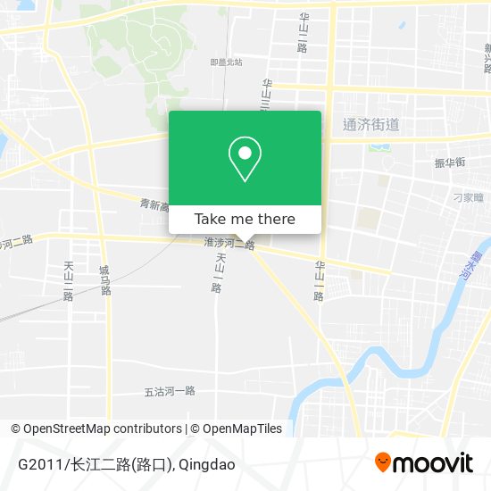 G2011/长江二路(路口) map