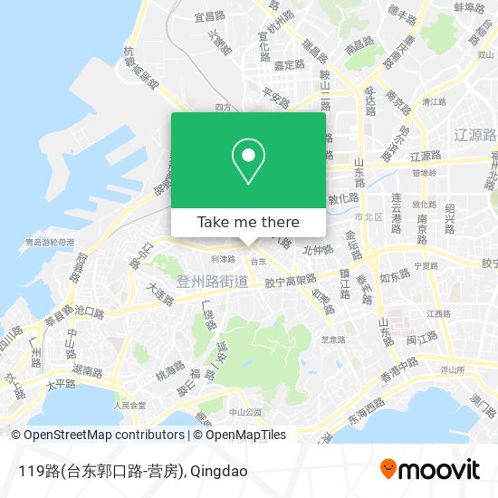 119路(台东郭口路-营房) map