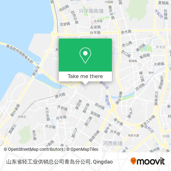 山东省轻工业供销总公司青岛分公司 map