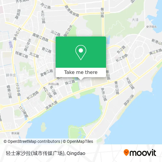 轻士家沙拉(城市传媒广场) map