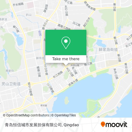 青岛恒信城市发展担保有限公司 map