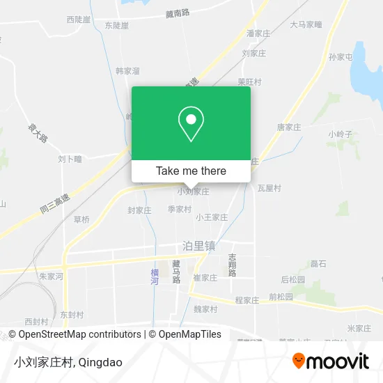 小刘家庄村 map