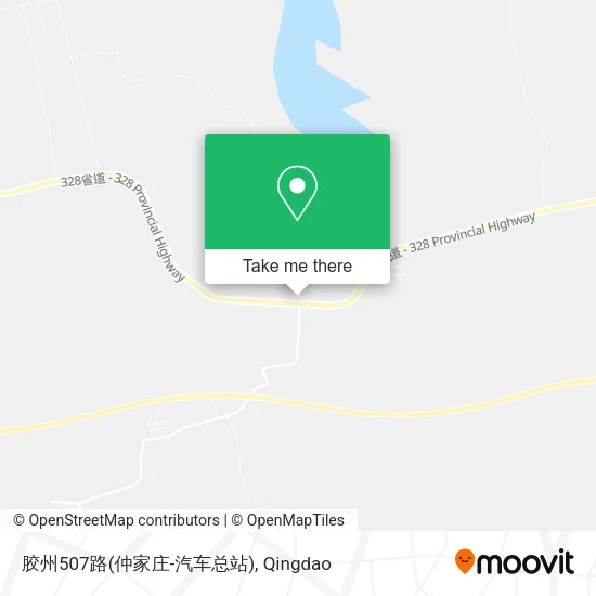 胶州507路(仲家庄-汽车总站) map