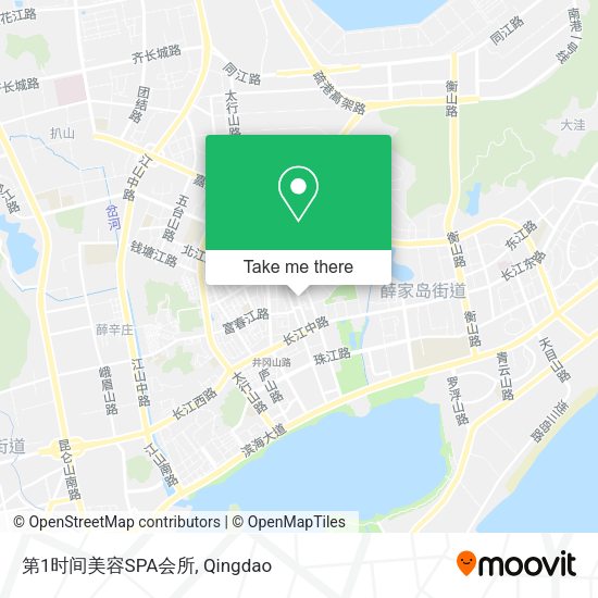 第1时间美容SPA会所 map