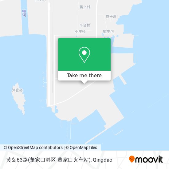 黄岛63路(董家口港区-董家口火车站) map