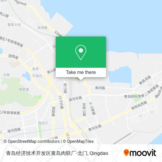 青岛经济技术开发区黄岛肉联厂-北门 map