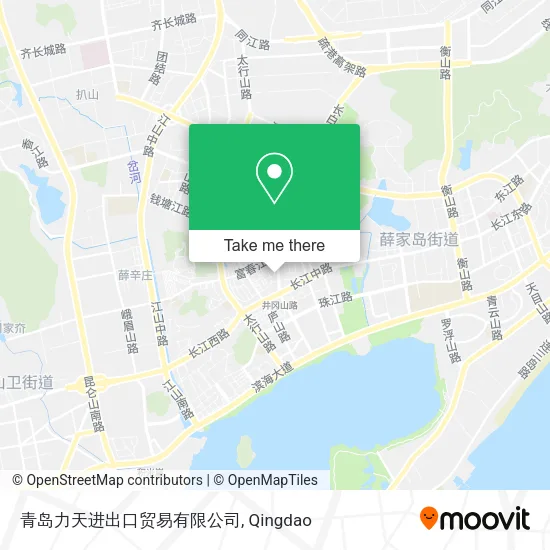 青岛力天进出口贸易有限公司 map