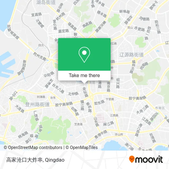 高家沧口大炸串 map