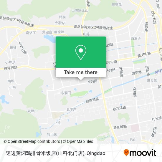 速递黄焖鸡排骨米饭店(山科北门店) map