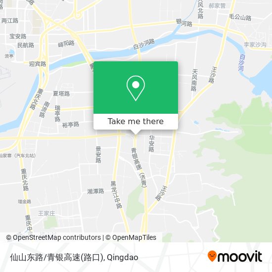 仙山东路/青银高速(路口) map